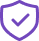 CF Icon - Shield Tick- Purple