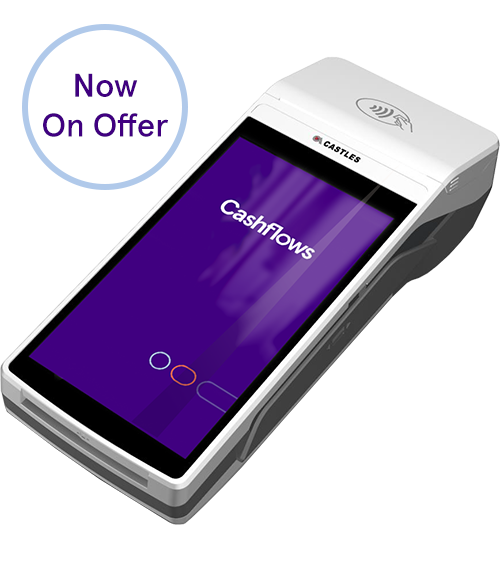 Smart POS Card Machine Castles Saturn F2 Cashflows