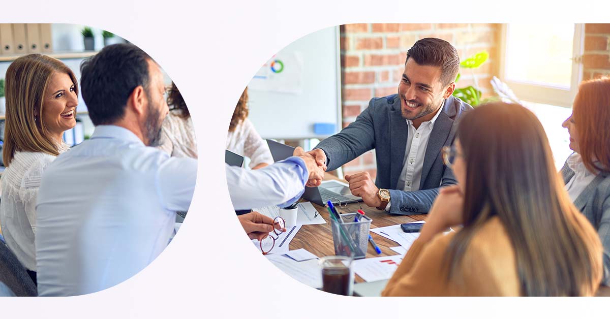 stock image business setting men shaking hands; partnership; fintech; payments partners; payments; payments solutions; importance of partnership